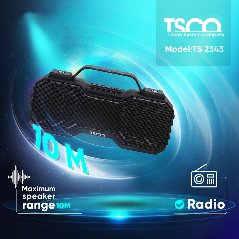 TSCO TS 2343 Portable Bluetooth Speaker