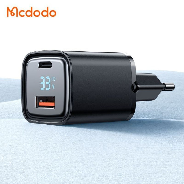 شارژر دیواری مک دودو 33 وات مدل Mcdodo CH-1701 ا Mcdodo Digital Display Fast Charger 33W CH 1701د