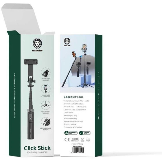 سه پایه و مونوپاد گرین لاین مدل Click Stick GNCLISTICKBK