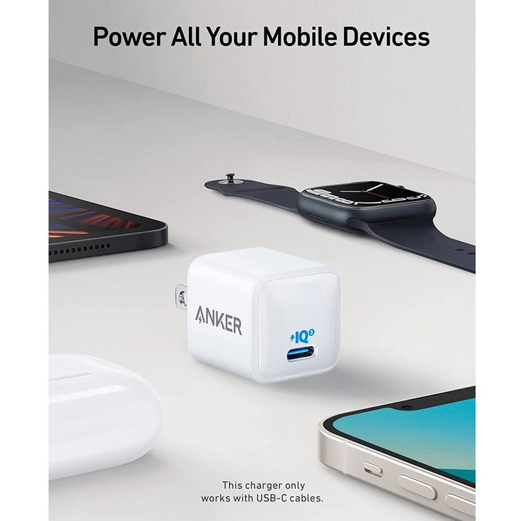 شارژر دیواری انکر مدل Anker 511 Nano 3 توان 30 وات