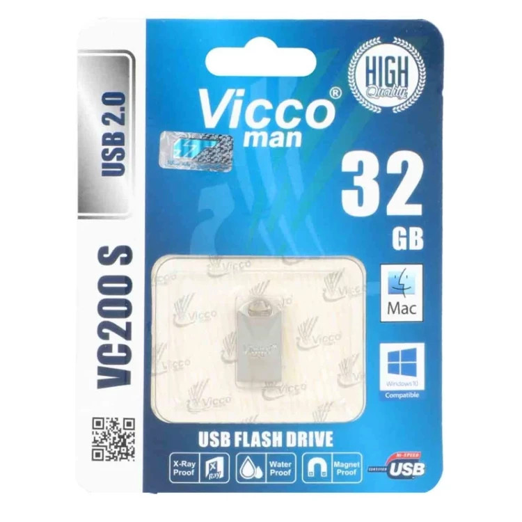 فلش مموری ویکومن مدل VC200 ظرفیت ۳۲ گیگابایت USB 2