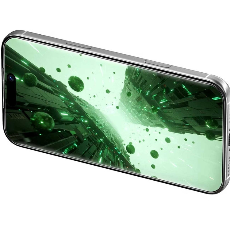 گلس آیفون 17 پرو گرین لاین مدل Green Lion 9H Steve HD iGN9HSGL17PMCL مناسب برای Apple iPhone 17 Pro