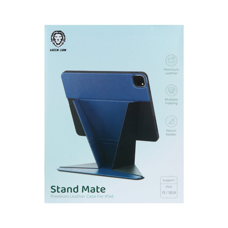 استند نگه دارنده آی پد Green Lion مدل Stand Mate GNKSIP11BL مناسب برای آی پد سایز 10.9&11 اینچی - آبی