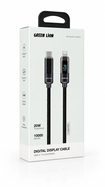 کابل تایپ سی به لایتنینگ گرین لاین Green Lion Digital Display Cable