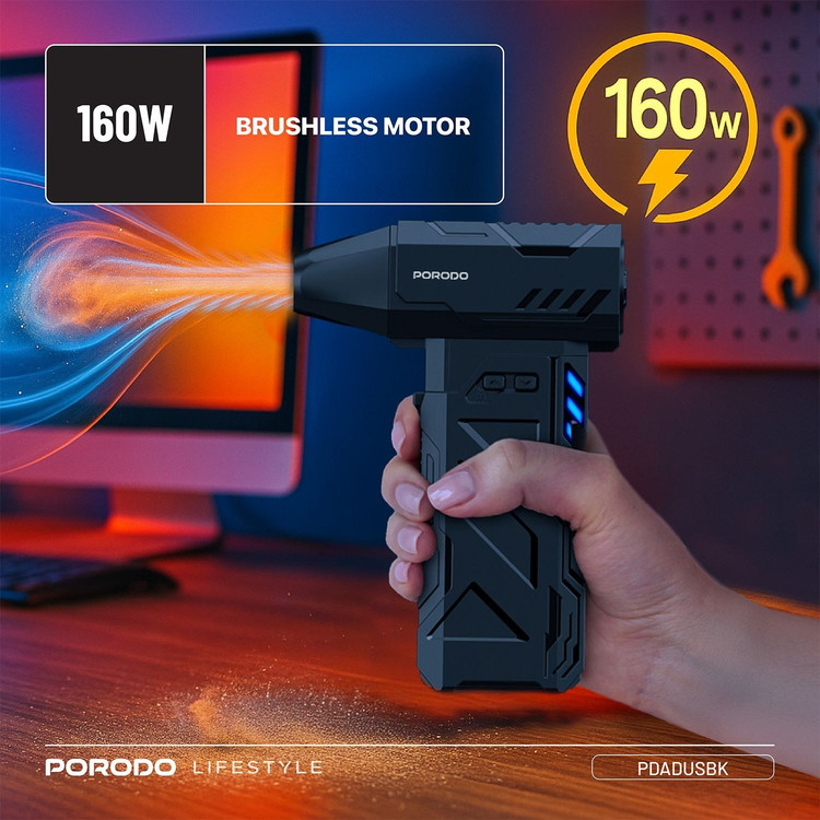 جت فن توربو دمنده باد پرودو Porodo Turboblast Portable Air Blower PDADUS