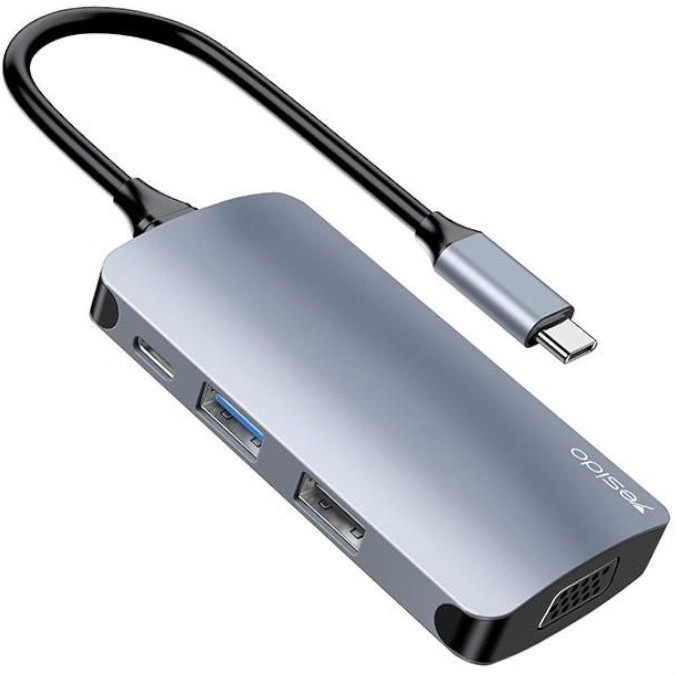 هاب 7 پورت USB-C یسیدو مدل HB16