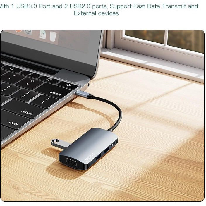 هاب 7 پورت USB-C یسیدو مدل HB16