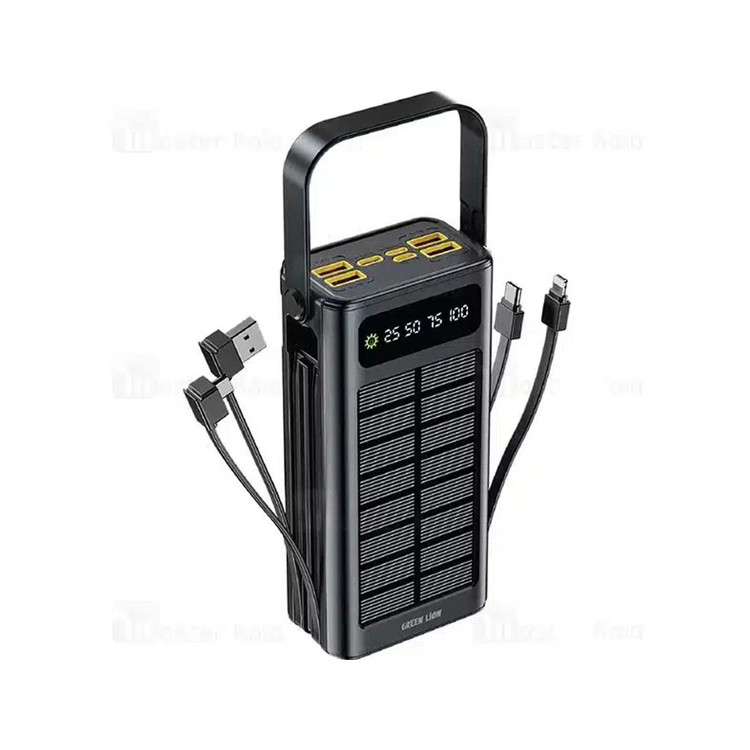 پاوربانک 20 وات گرین لاین مدل Solar X ظرفیت 30000 میلی آمپر ساعت