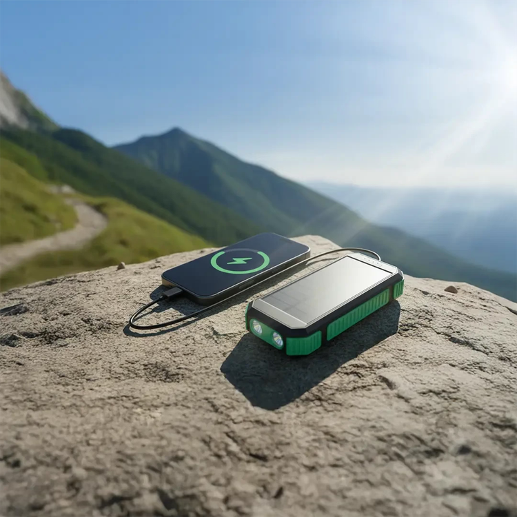 پاوربانک Solar Flex ظرفیت 20000 میلی آمپری گرین لاین Green Lion Solar Flex 20000mAh Power Bank