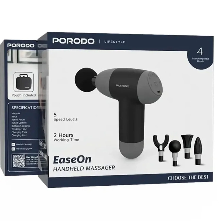 ماساژور تفنگی شارژی پرودو Porodo EaseOn Handheld Massager PDLFSTJ14